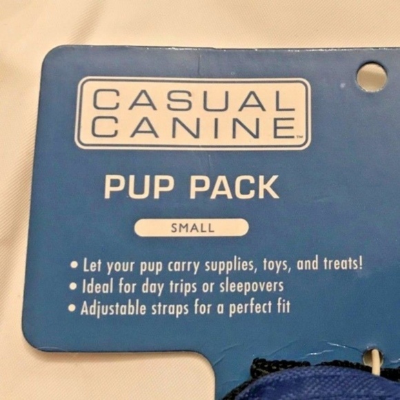 Casual Canine Blue Dog Backpack - Picture 5 of 6